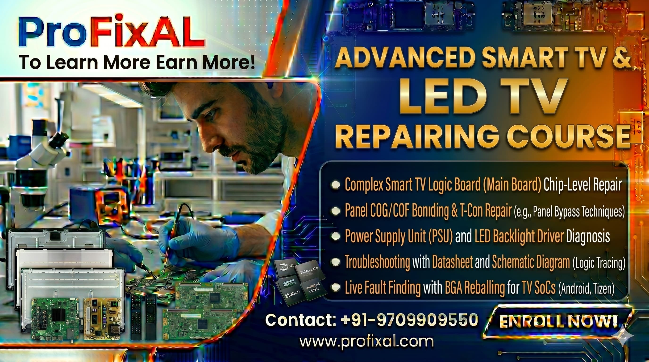 Smart TV & LED TV Repairing Course