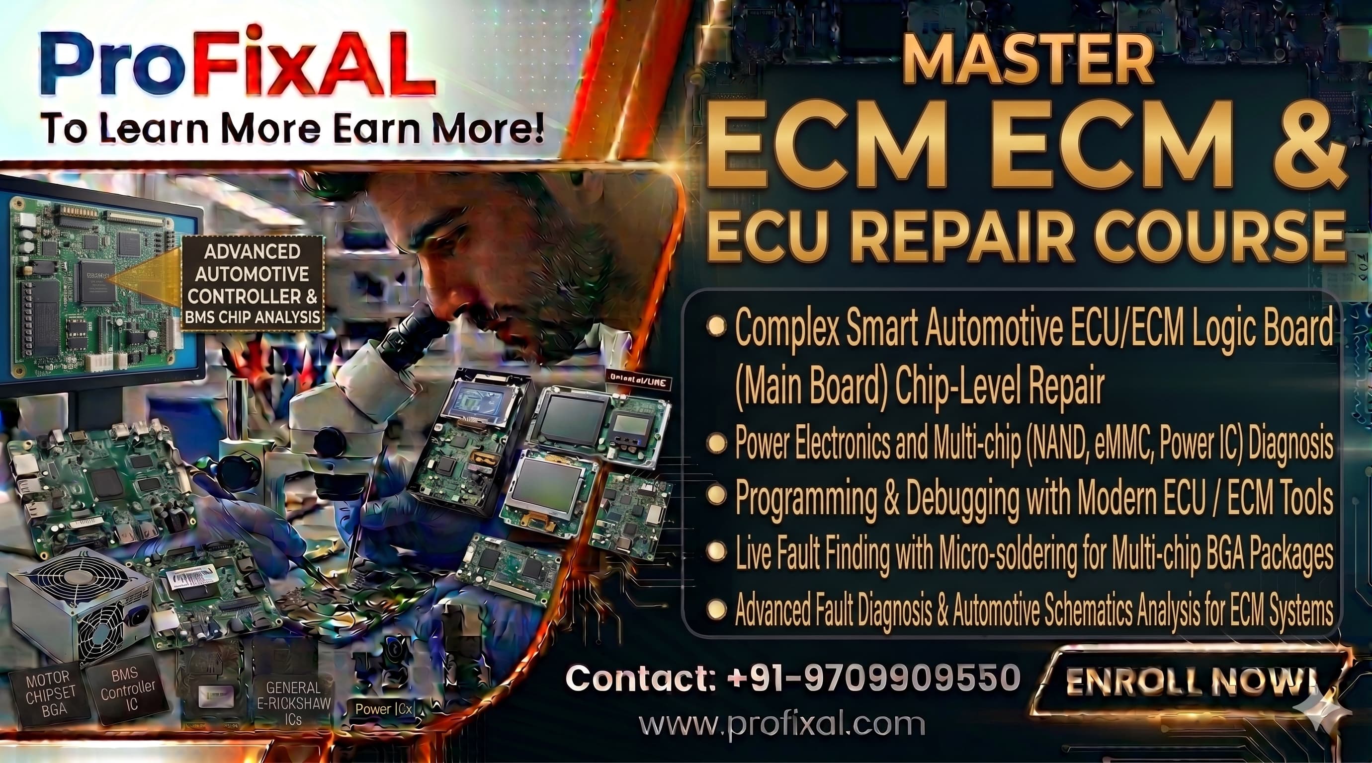 ECM & ECU Repair Course